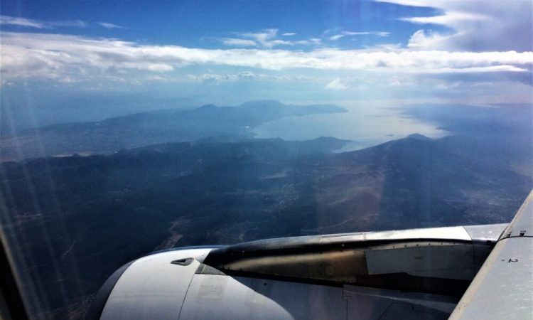 vol avion grece