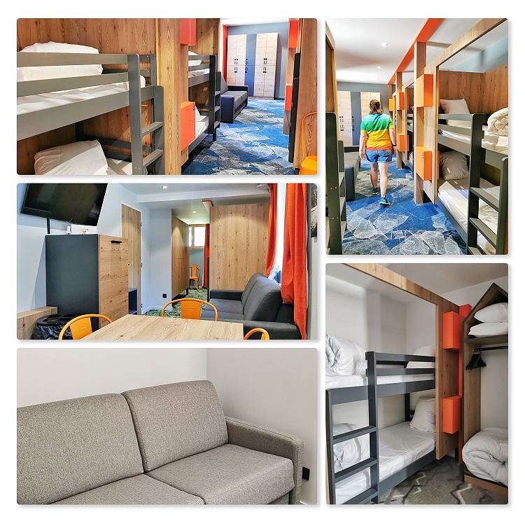 dortoirs hostel BC7 Les 2 Alpes